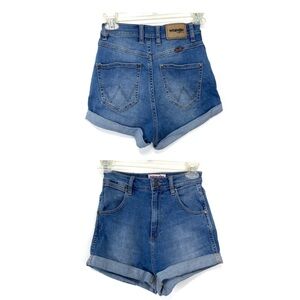 Wrangler Women's Blue Denim Shorts